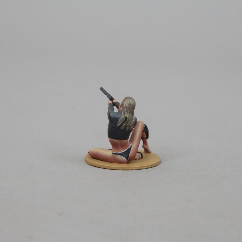 Silent, Yet Deadly Secret Agent, Myths, Legends, and Biblical--single figure seated on base, mask, flippers--TWO IN STOCK #3