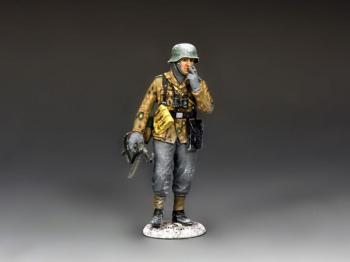 Image of The Squad Leader--single smoking Waffen SS figure