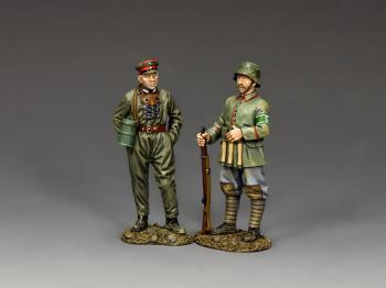 "Guarding the Tank"--two standing figures #0