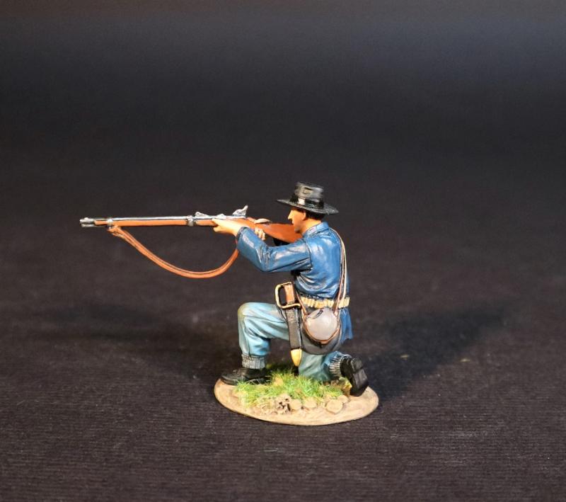 United States Mounted Infantry (kneeling firing), United States Cavalry, The Battle of the Rosebud, 17th June 1876, The Black Hill Wars 1876-1877--single figure #1