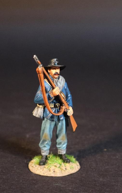 United States Mounted Infantry (standing, rifle at arms), United States Cavalry, The Battle of the Rosebud, 17th June 1876, The Black Hill Wars 1876-1877--single figure #1