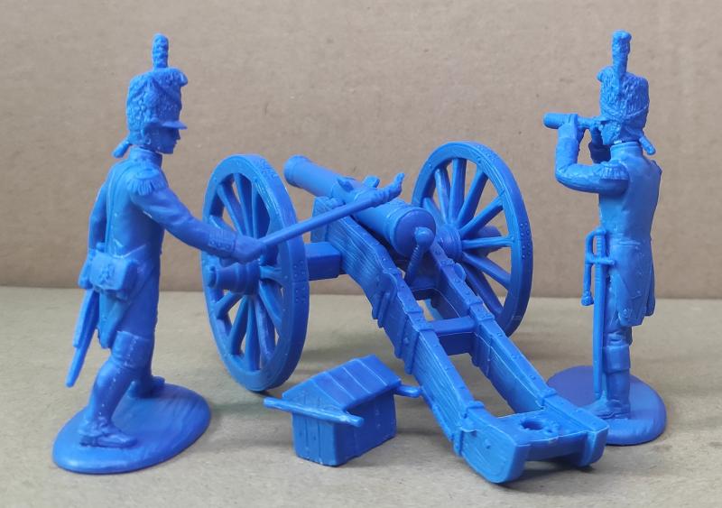  French, Old Guard Grenadiers, Foot Artillery (Imperial Guard) - makes 9 Figures and 2 cannons #2