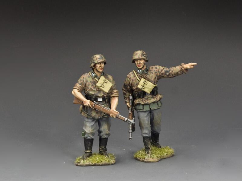 "Over There’--two Waffen SS Panzergrenadier figures #1
