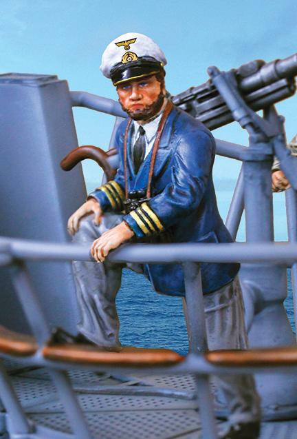 Captain Prien--single leaning UBoat figure #1