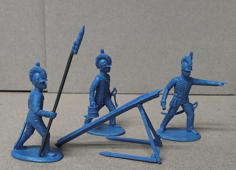 Rocket Troop, Royal Horse Artillery--1 officer and 8 gunners, plus 4 rocket launchers (Blue) #3