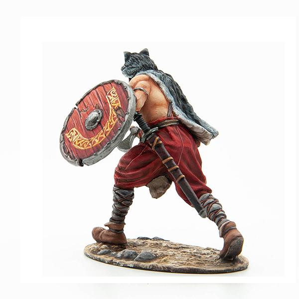 Viking ULFHEDNAR--single barechested walking figure wearing wolfskin ...