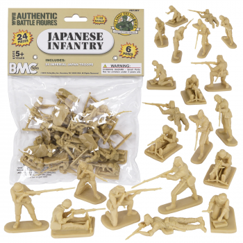 Image of 54mm CTS WW2 Japanese Soldiers 24pc Tan