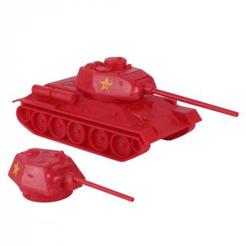 Image of 54mm CTS WW2 Russian T-34 Tank Red