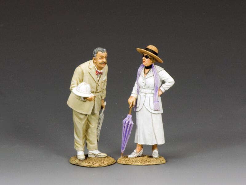 "Death on the Nile" Duo, Death on the Nile--two figures (Hercule Poirot and Mrs. Marie Van Schuyler) #1