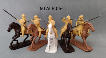 Image of Medieval Arab Tribal Lancers--makes five mounted figures