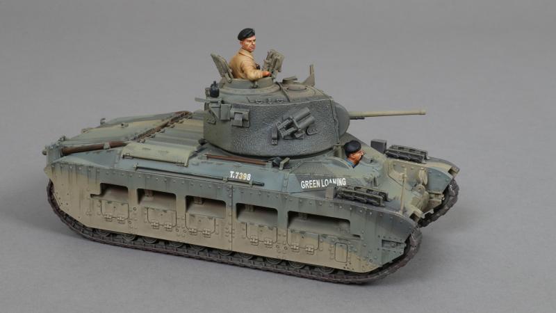 T.7398  GREENLOAMING, 7 RTR, Matilda II Tank [Queen of the Desert]--tank and two crew figures #1