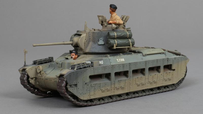 T.7398  GREENLOAMING, 7 RTR, Matilda II Tank [Queen of the Desert]--tank and two crew figures #3