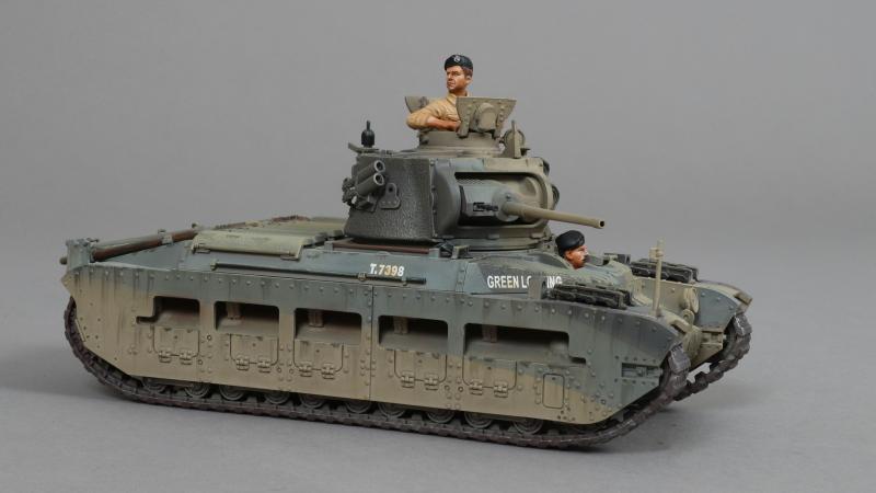 T.7398  GREENLOAMING, 7 RTR, Matilda II Tank [Queen of the Desert]--tank and two crew figures #5