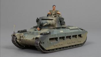 Image of T.7368 GNU III, 7 RTR, Matilda II Tank [Queen of the Desert]--tank and two crew figures