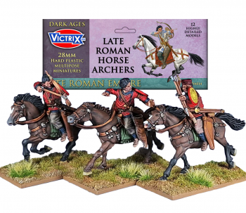Image of 28mm Late Roman Horse Archers--makes 12 mounted figures--TWO IN STOCK.