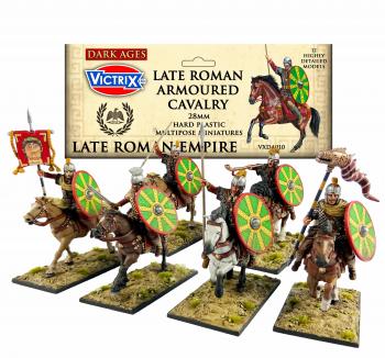 Image of 28mm Late Roman Armoured Cavalry--makes 12 mounted figures