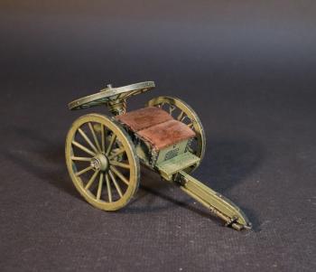 Image of Caisson (green), Confederate Artillery, The American Civil War, 1861-1865--seven pieces