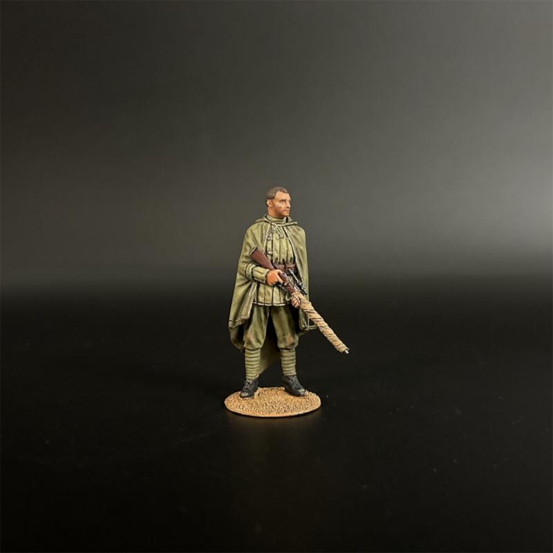 Red Army Sniper Vassili Wearing a Cloak--single standing figure with rifle pointed downwards (bare head) #1