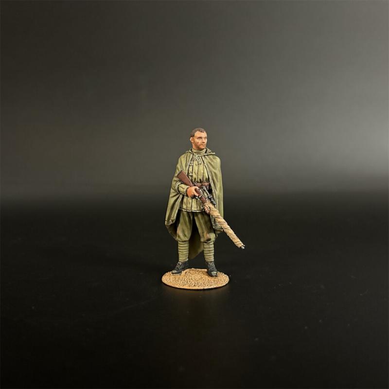 Red Army Sniper Vassili Wearing a Cloak--single standing figure with rifle pointed downwards (bare head) #2