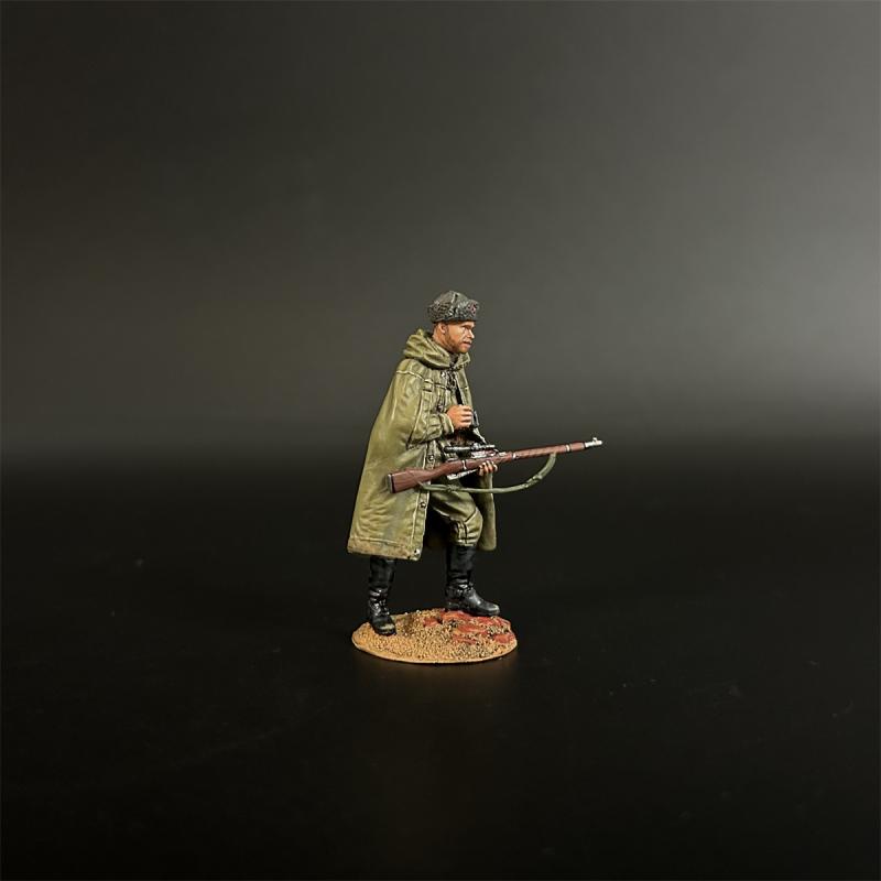 Red Army Sniper Koulikov Wearing a Cloak--single standing figure holding binoculars and rifle #3