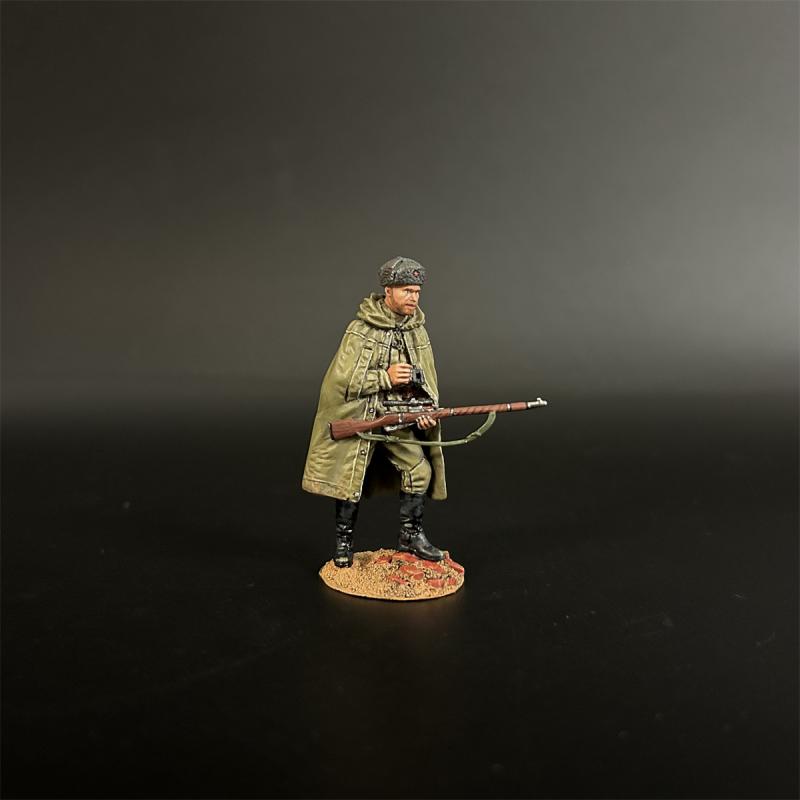 Red Army Sniper Koulikov Wearing a Cloak--single standing figure holding binoculars and rifle #2