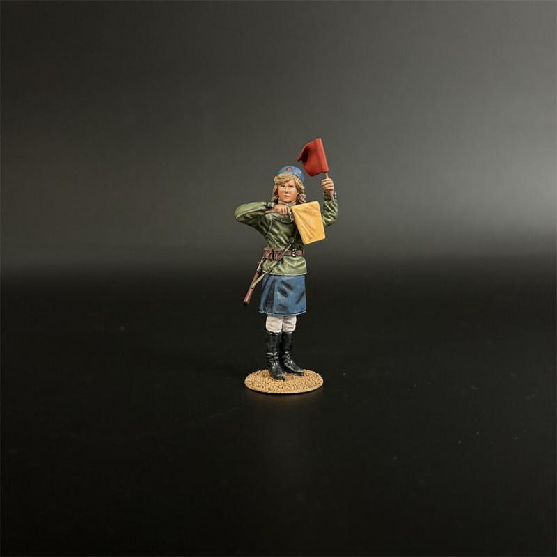 Red Army Female Traffic Soldier--single standing figure #2
