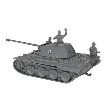 BMC CTS WWII German Panther V Tank--Gray 1:38 scale Plastic Army Men Military Vehicle #2
