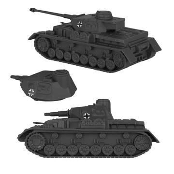 BMC CTS WWII German Panzer IV Tank--Dark Gray 1:38 scale Plastic Army Military Vehicle #3