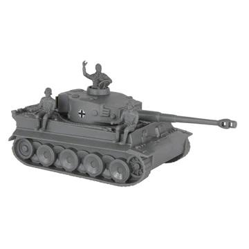 BMC CTS WWII German Tiger I Tank--Gray 1:38 scale Plastic Army Men Military Vehicle #1