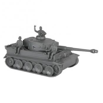 Image of BMC CTS WWII German Tiger I Tank--Gray 1:38 scale Plastic Army Men Military Vehicle