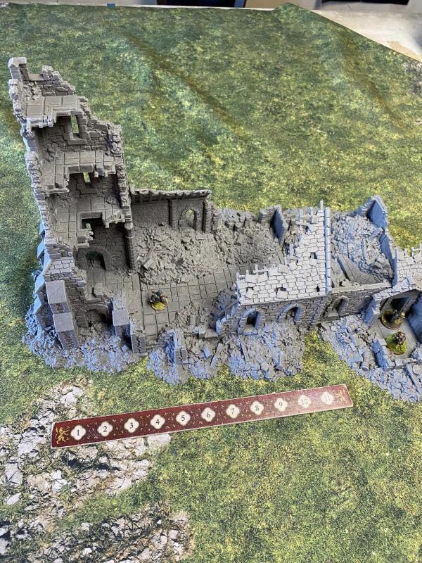 3D Print - 28mm Ruined CHURCH - 11" High x 20" Long and 10.5" wide -TWO IN STOCK!  #1