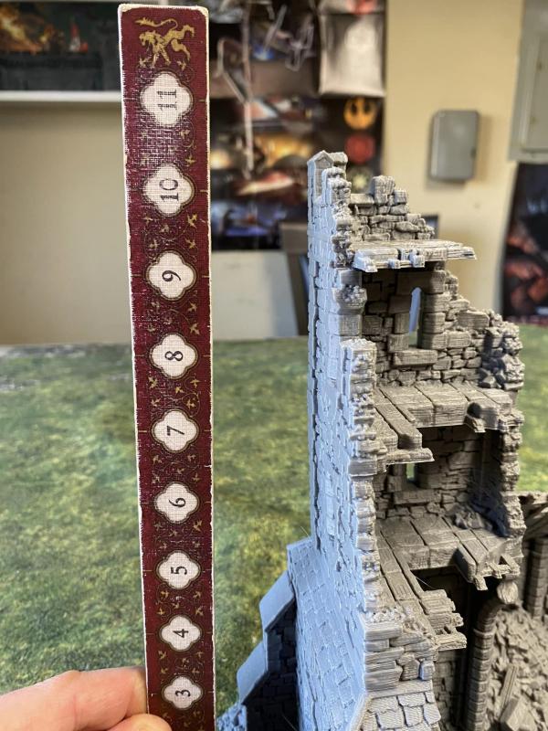 3D Print - 28mm Ruined CHURCH - 11" High x 20" Long and 10.5" wide -TWO IN STOCK!  #3