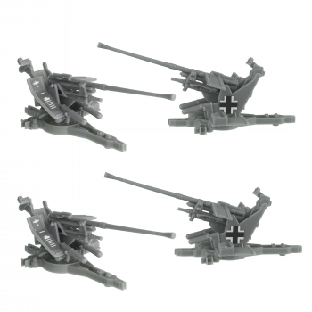 Image of BMC WW2 German Flak 37 Artillery - 4pc 1:32 Accessories for Plastic Army Men