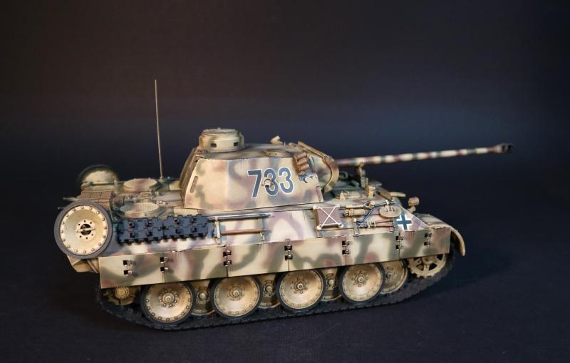 German Panzerkampfwagen "Panther" Ausf. D (Sd.Kfz.171),  Panther #733 of Panzer-Abteilung 52, Panzer-Regiment "von Lauchert" #3