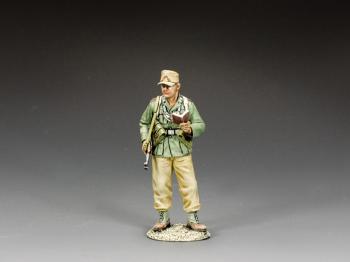 Image of AK Field Police Checking Papers--single standing Afrika Korp figure