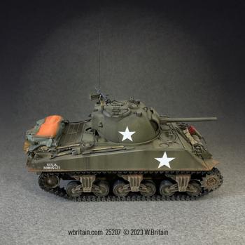 Image of U.S. M4A3(75) Sherman Tank 6th Armored Division, 69th Tank Battalion Co. H, Germany, 1945 Image of U.S. M4A3(75) Sherman Tank 6th Armored Division, 69th Tank Battalion Co. H, Germany, 1945