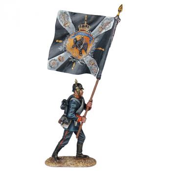 Image of Prussian Infantry Standard Bearer 1870-1871--single figure