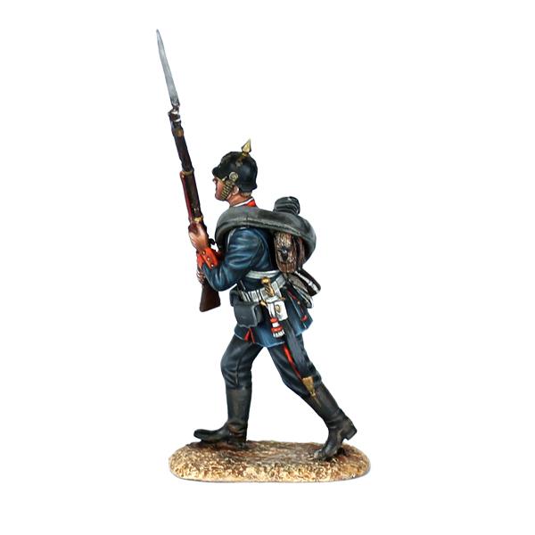 Prussian Infantry Advancing Raised Arms 1870-1871--single figure #2