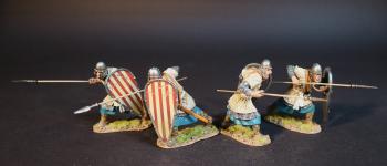Image of Four Spanish Spearmen Thrusting, The Spanish, El Cid and the Reconquista--four figures