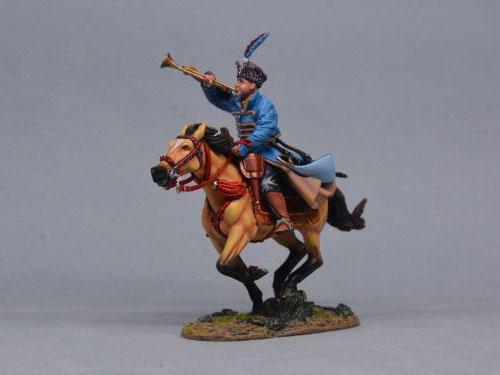 The Trumpeter, Polish Winged Hussars--single mounted figure #1