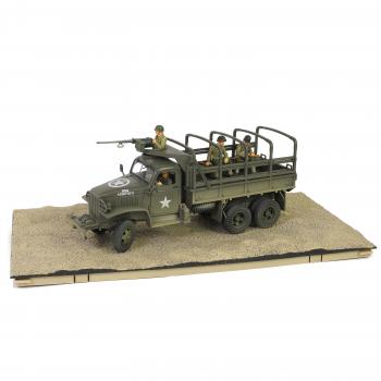 Image of 1/32 GMC CCKW 353 A1, sheet metal closed cab, U.S. 1st Infanty Division, LST ship ramp, Weymouth, May 1, 1944--ONE IN STOCK.