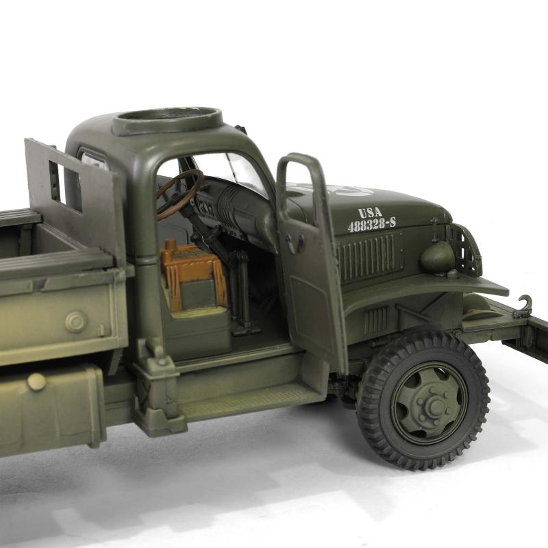 1/32 GMC CCKW 353B with 1609 Type cab, M37 ring, & sheet metal cab, U.S. 1st Infanty Division, LST ship ramp, Weymouth, May 1, 1944 -- TWO IN STOCK #10