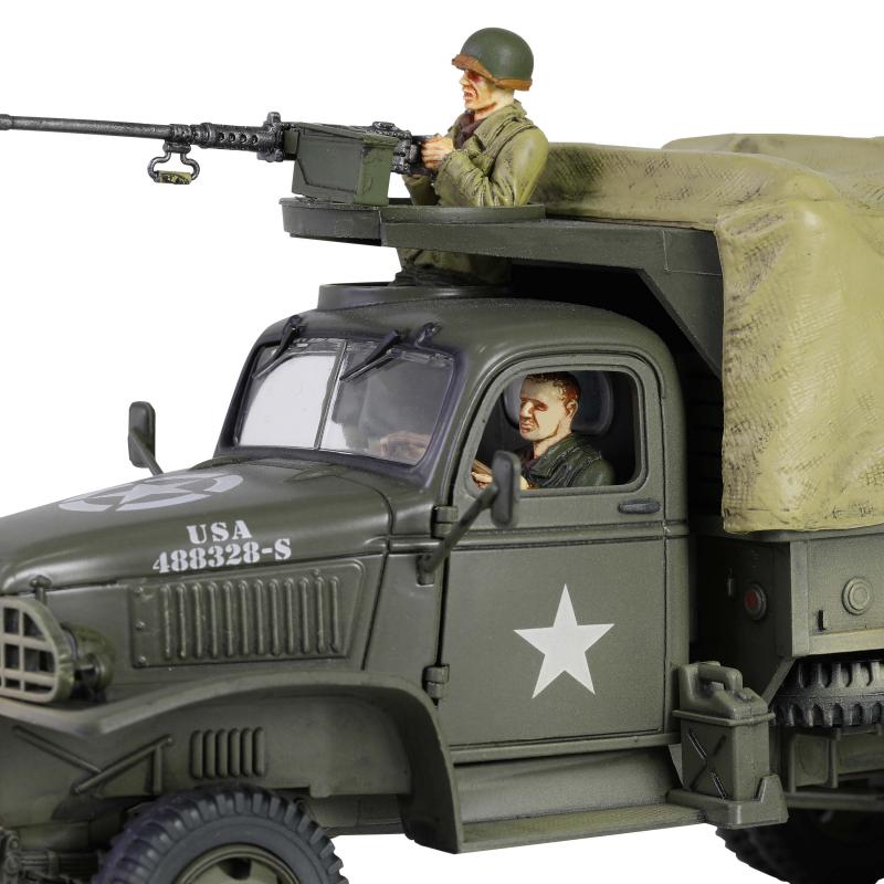 1/32 GMC CCKW 353B with 1609 Type cab, M37 ring, & sheet metal cab, U.S. 1st Infanty Division, LST ship ramp, Weymouth, May 1, 1944 -- TWO IN STOCK #12