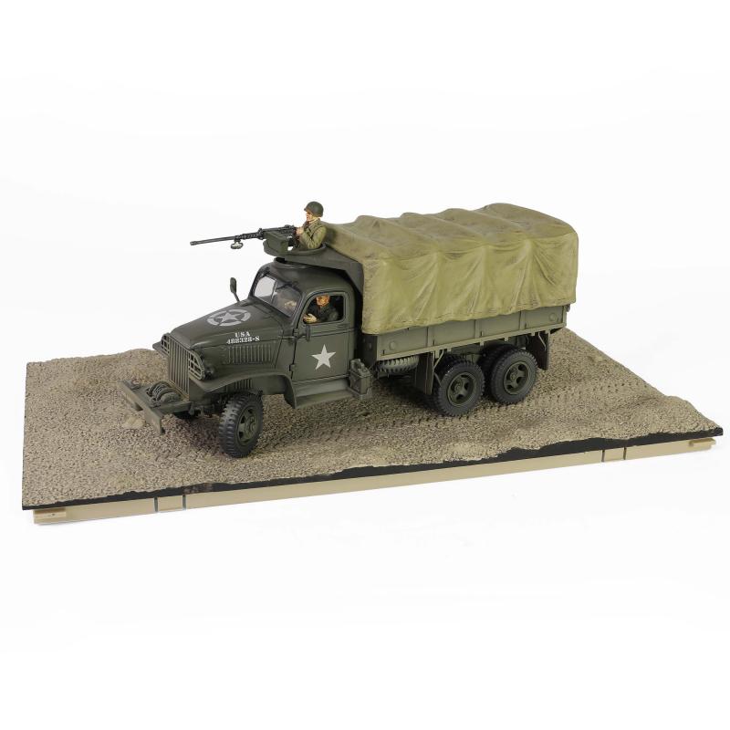 1/32 GMC CCKW 353B with 1609 Type cab, M37 ring, & sheet metal cab, U.S. 1st Infanty Division, LST ship ramp, Weymouth, May 1, 1944 -- TWO IN STOCK #14