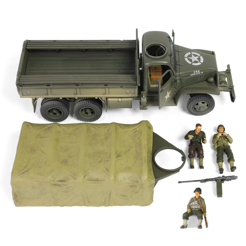 1/32 GMC CCKW 353B with 1609 Type cab, M37 ring, & sheet metal cab, U.S. 1st Infanty Division, LST ship ramp, Weymouth, May 1, 1944 -- TWO IN STOCK #2