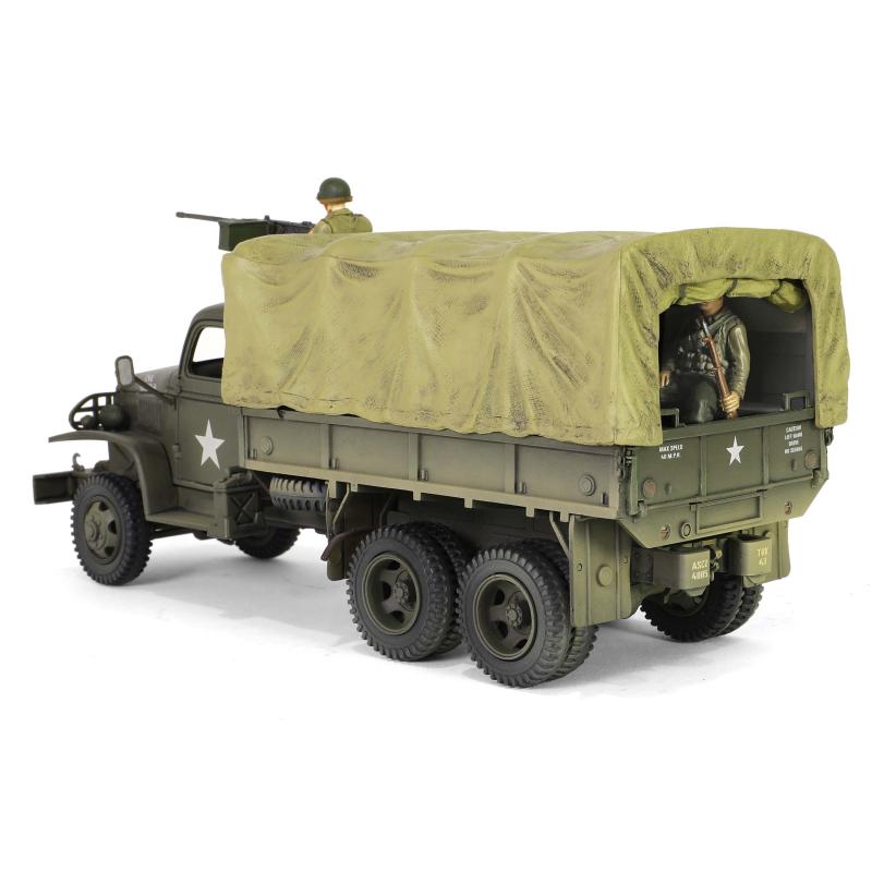 1/32 GMC CCKW 353B with 1609 Type cab, M37 ring, & sheet metal cab, U.S. 1st Infanty Division, LST ship ramp, Weymouth, May 1, 1944 -- TWO IN STOCK #4