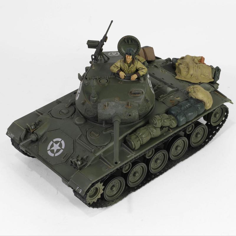 1/32 U.S. M24 Chaffee medium tank, Company D, 36th Tank Battalion, 8th Armored Division, Rheinberg, Germany, March 1945 -- TWO IN STOCK #7