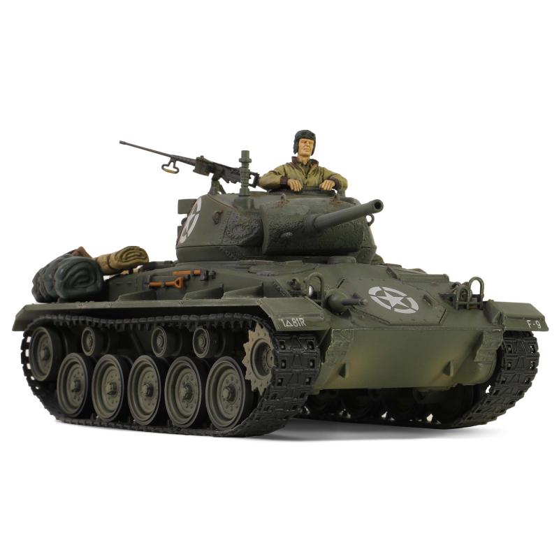 1/32 U.S. M24 Chaffee medium tank, Company D, 36th Tank Battalion, 8th Armored Division, Rheinberg, Germany, March 1945 -- TWO IN STOCK #8