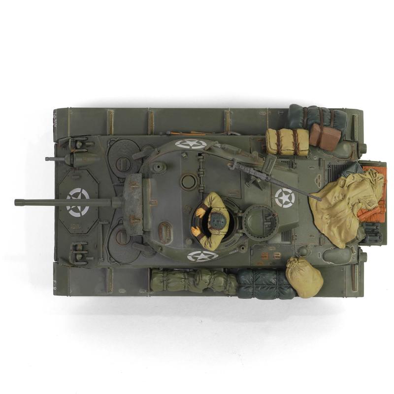 1/32 U.S. M24 Chaffee medium tank, Company D, 36th Tank Battalion, 8th Armored Division, Rheinberg, Germany, March 1945 -- TWO IN STOCK #19