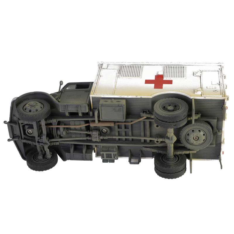 1/32 Opel-Blitz 3,6-6700A Kfz.305 Ambulance (white color rear cabin), WWII ambulance truck -- THREE IN STOCK! #8